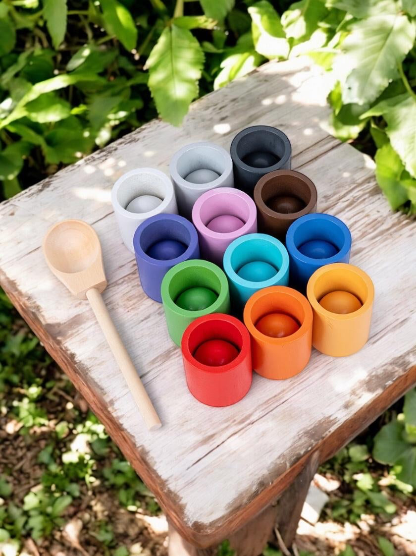 Colorful ball magic - sorting toy