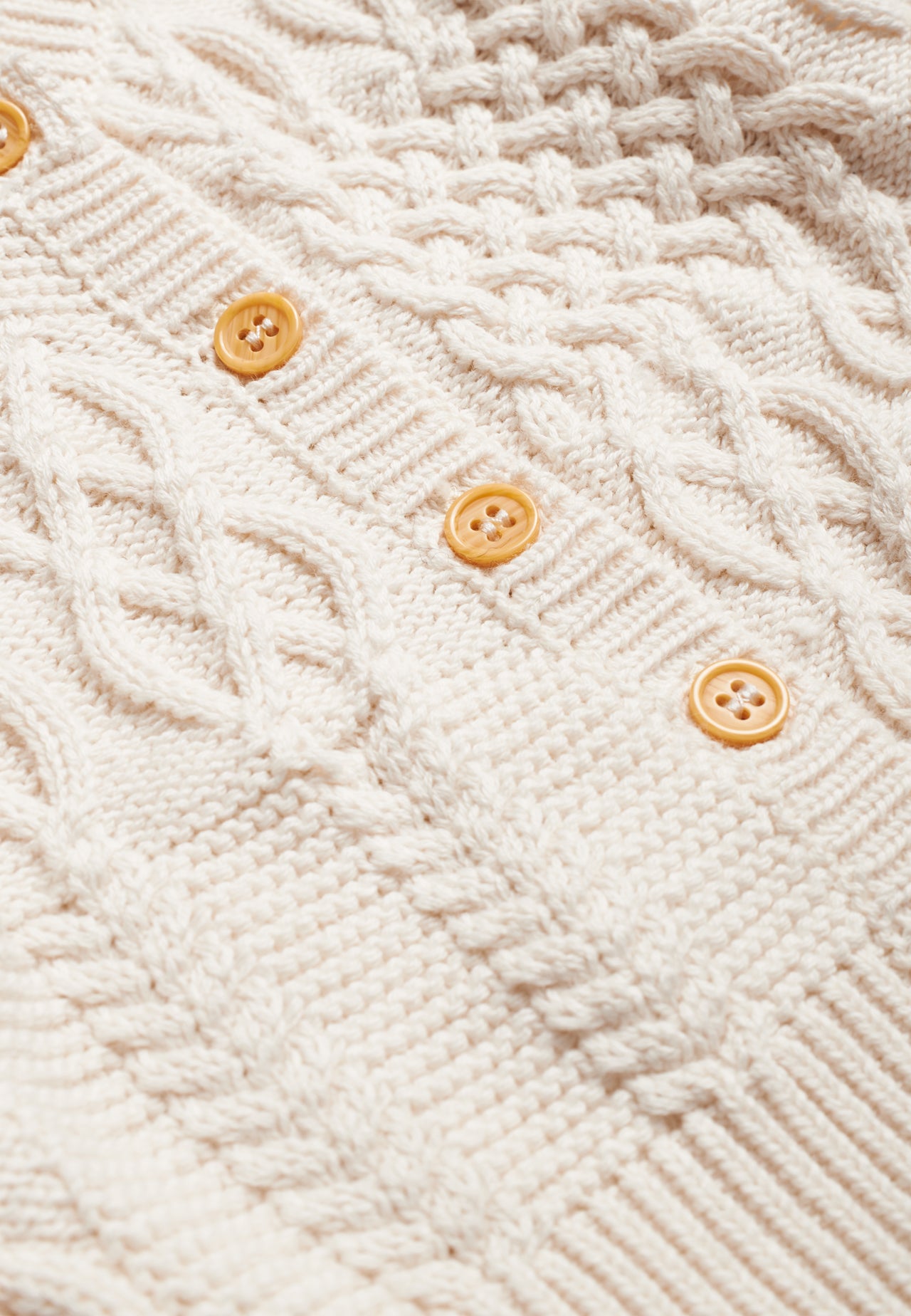 Cable-knit cardigan
