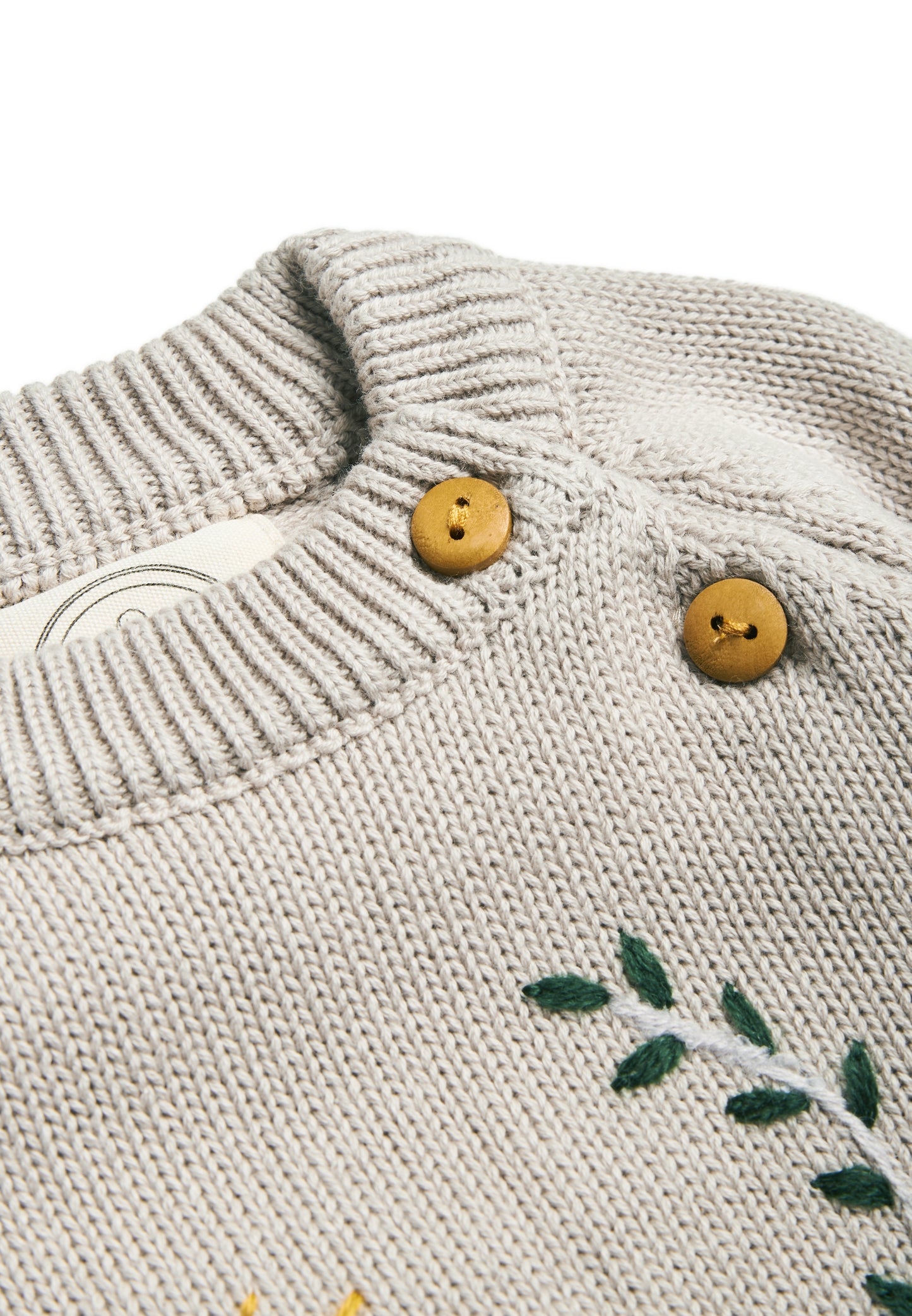 Knitted sweater "Flower"