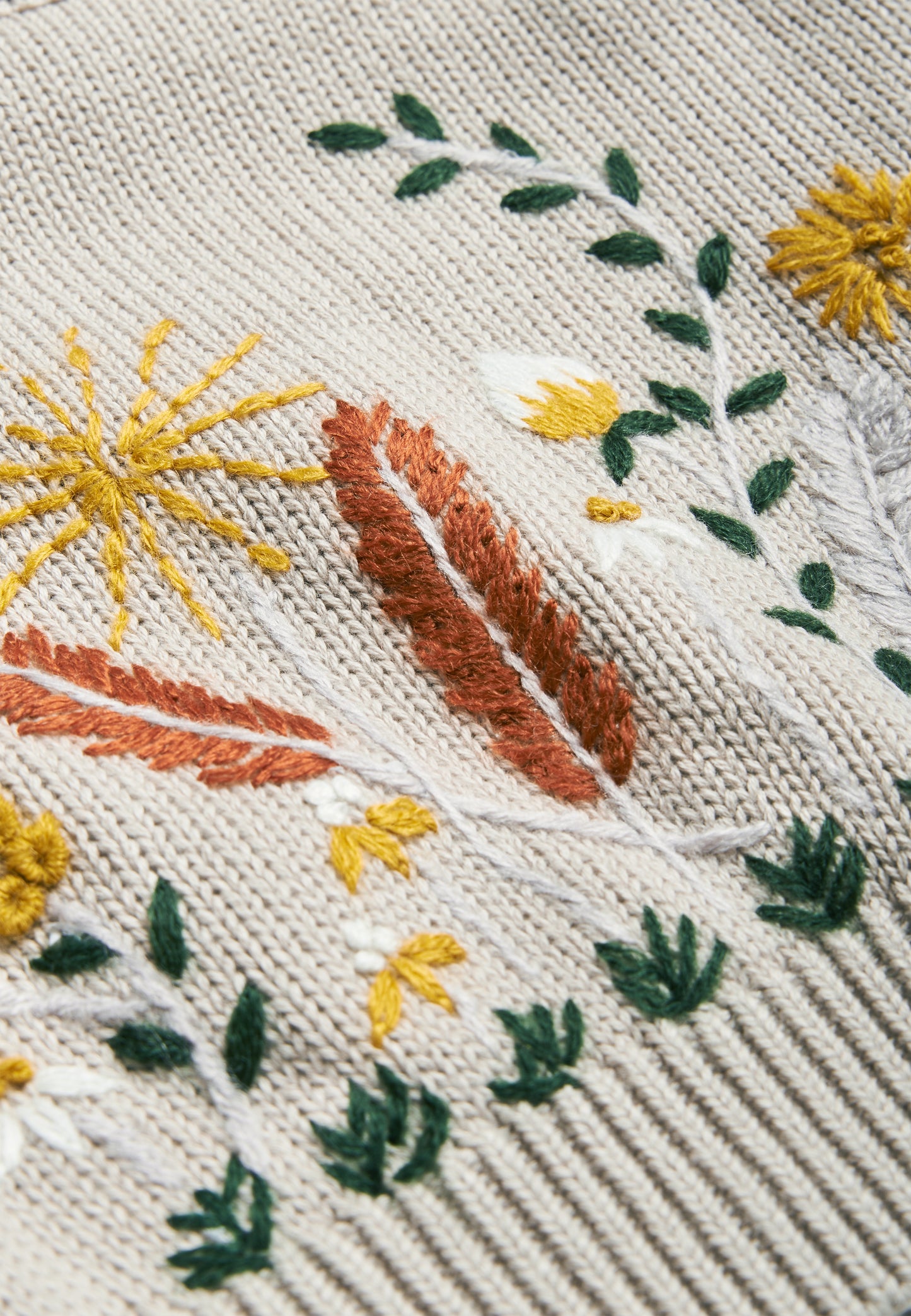 Knitted sweater "Flower"