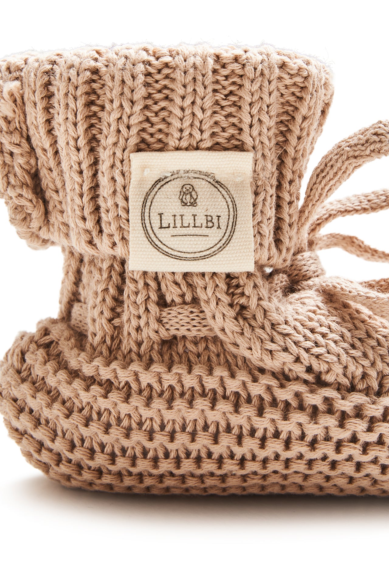 Cotton booties 'hand-knitted'