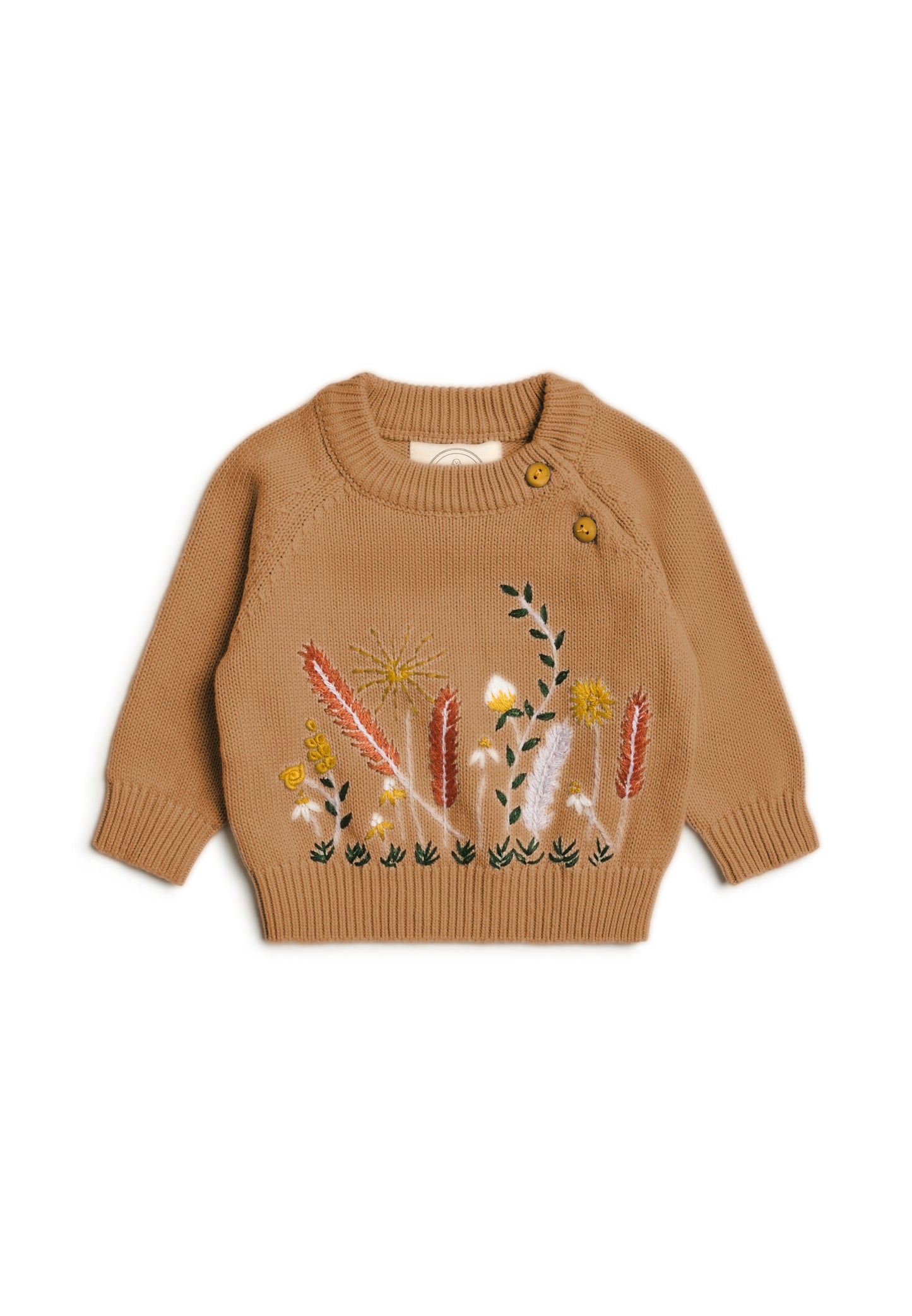 Knitted sweater "Flower"