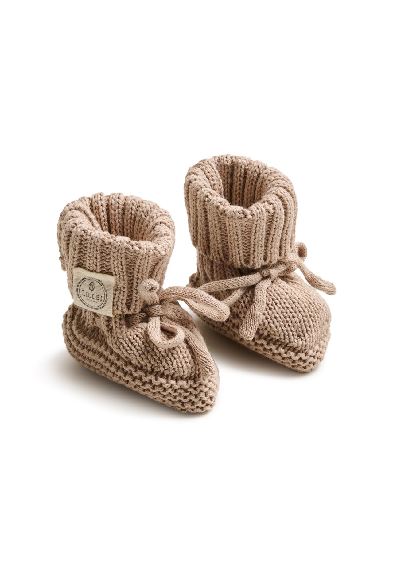 Cotton booties 'hand-knitted'