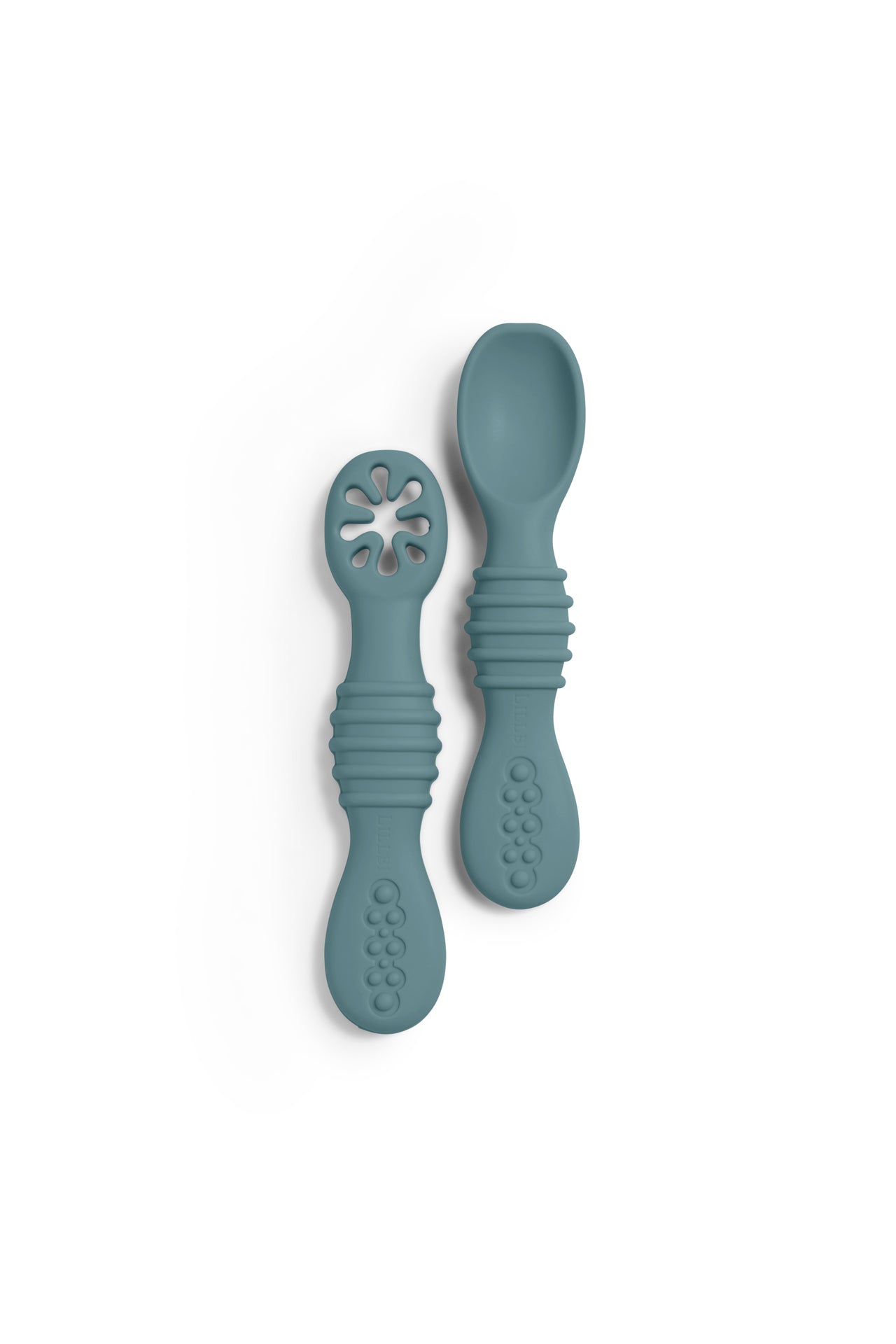 Learning spoon set made of 100% food-safe silicone