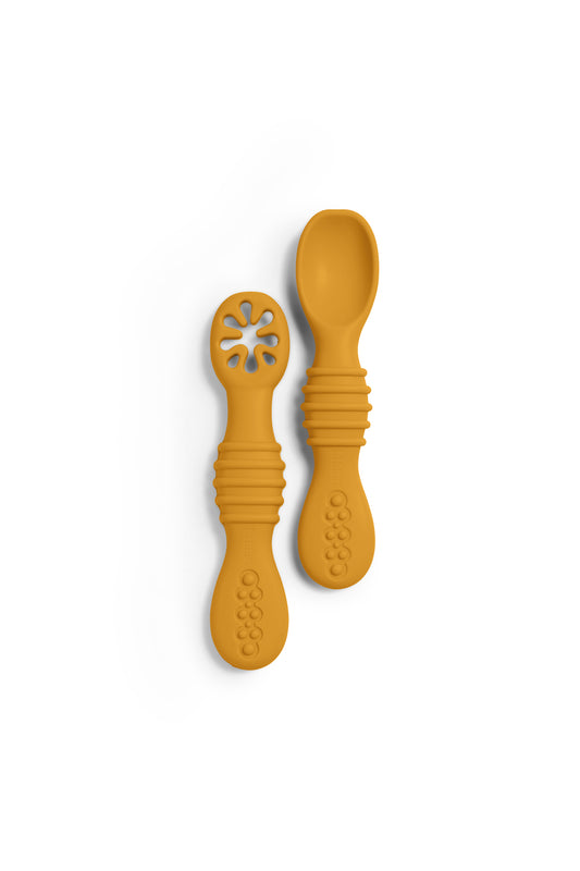 Lernlöffel-Set aus 100% lebensmittelechtem Silikon