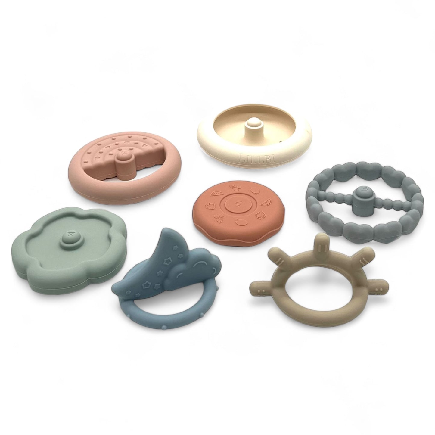 Stacking rings sun & moon
