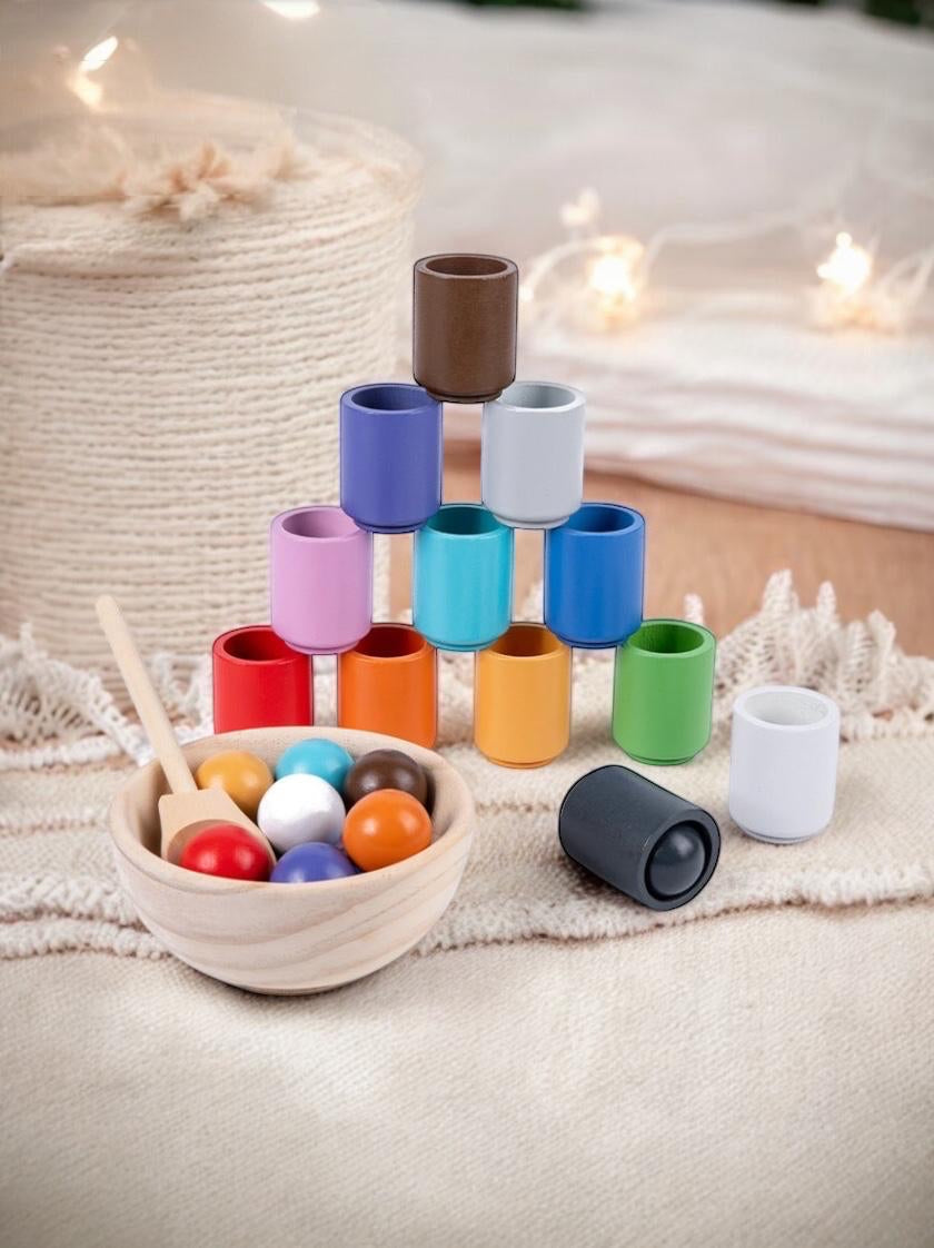 Colorful ball magic - sorting toy