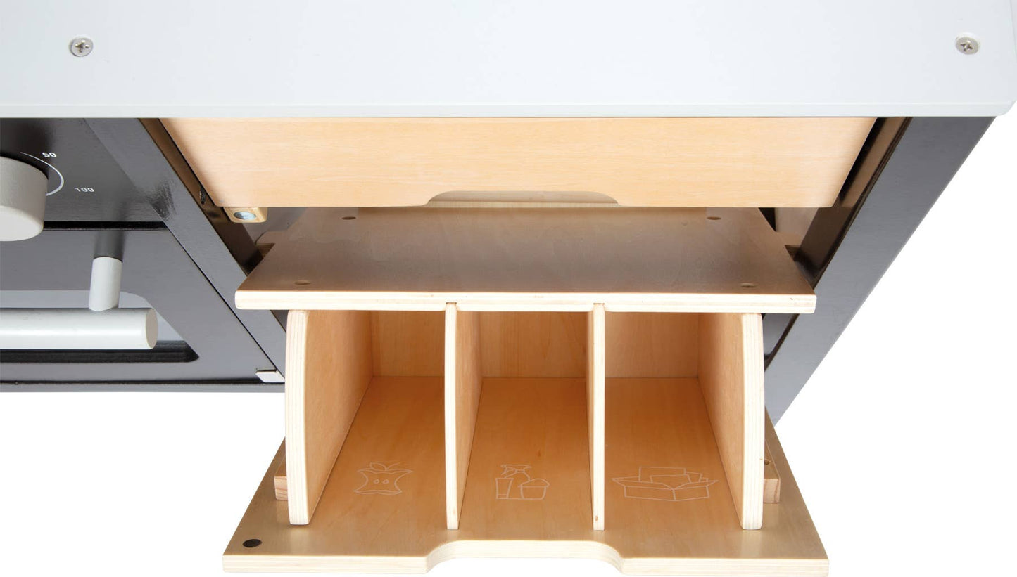 Kinderküche mit Kücheninsel Industrial | Spielzeug | Holz