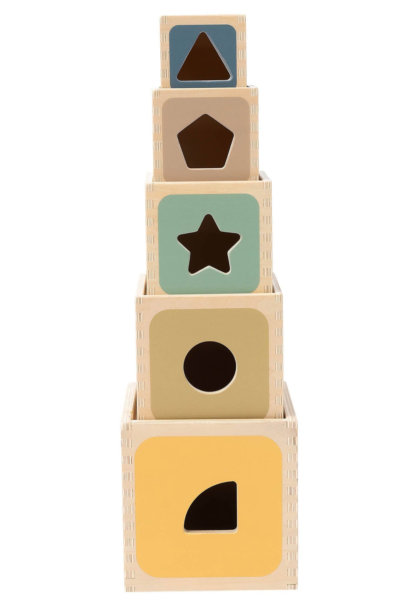 2 in 1 Steck- und Stapelspiel