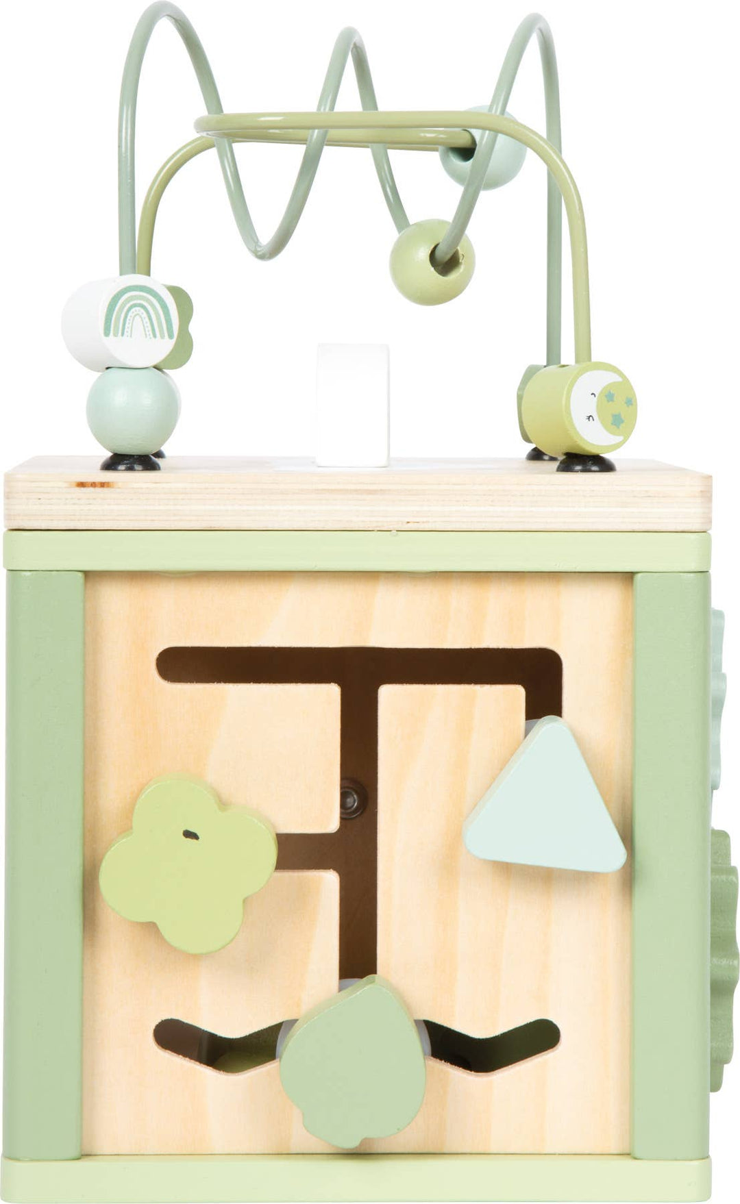 Motorikwürfel grün | Motorik und Lernen | Holz