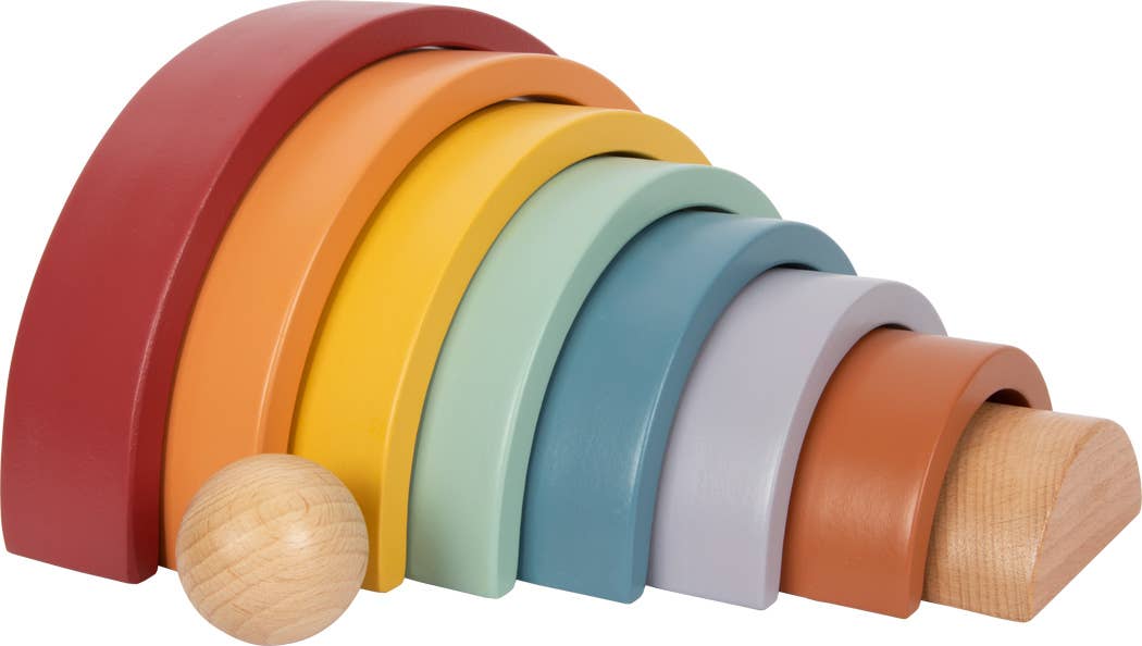 Holzbausteine Regenbogen „Safari“ | Bausteine | Holz