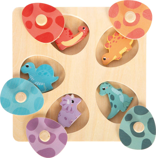 Setzpuzzle und Memo „Dino“ FSC 100% | Puzzle | Holzspielzeug