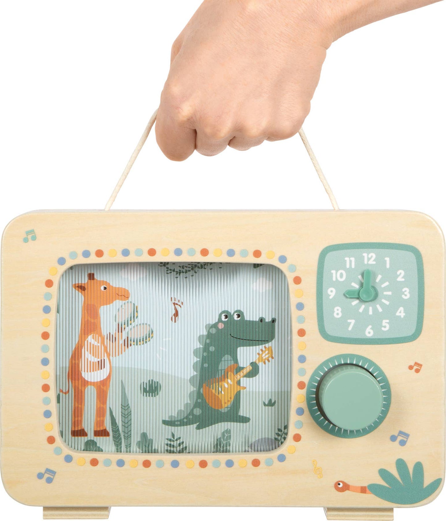 Spieluhr Fernseher „Safari“ | Spieluhren | Holzspielzeug