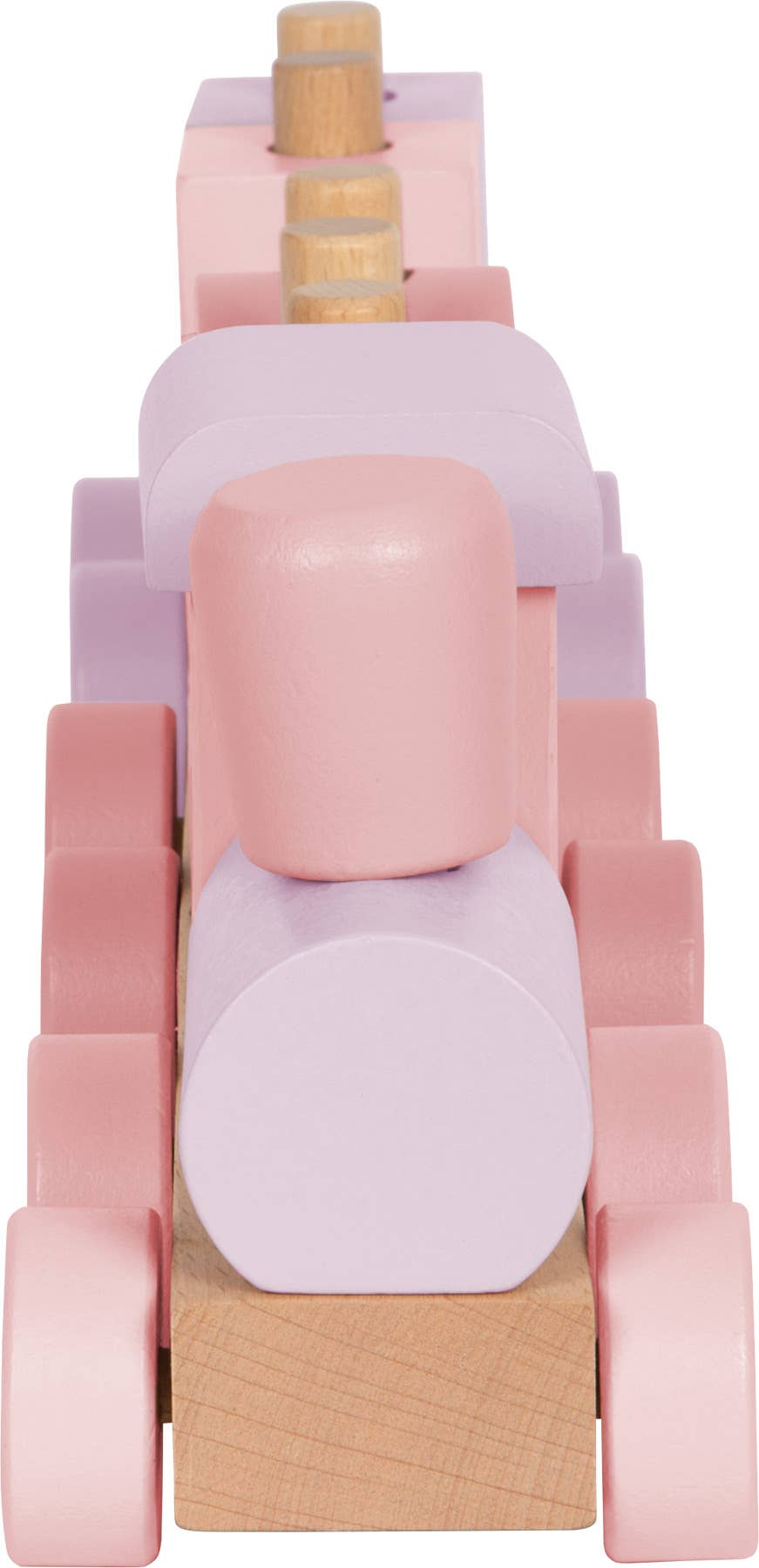 Holzzug rosa | Schiebespielzeug | Holzspielzeug