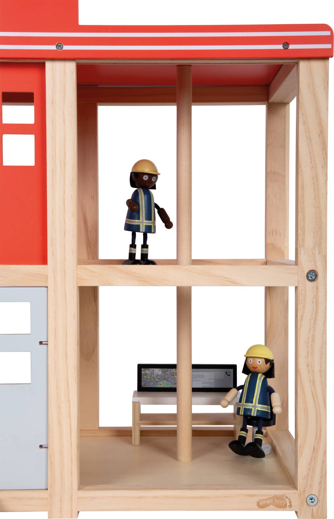Große Feuerwache mit Zubehör | Spielwelten | Holzspielzeug