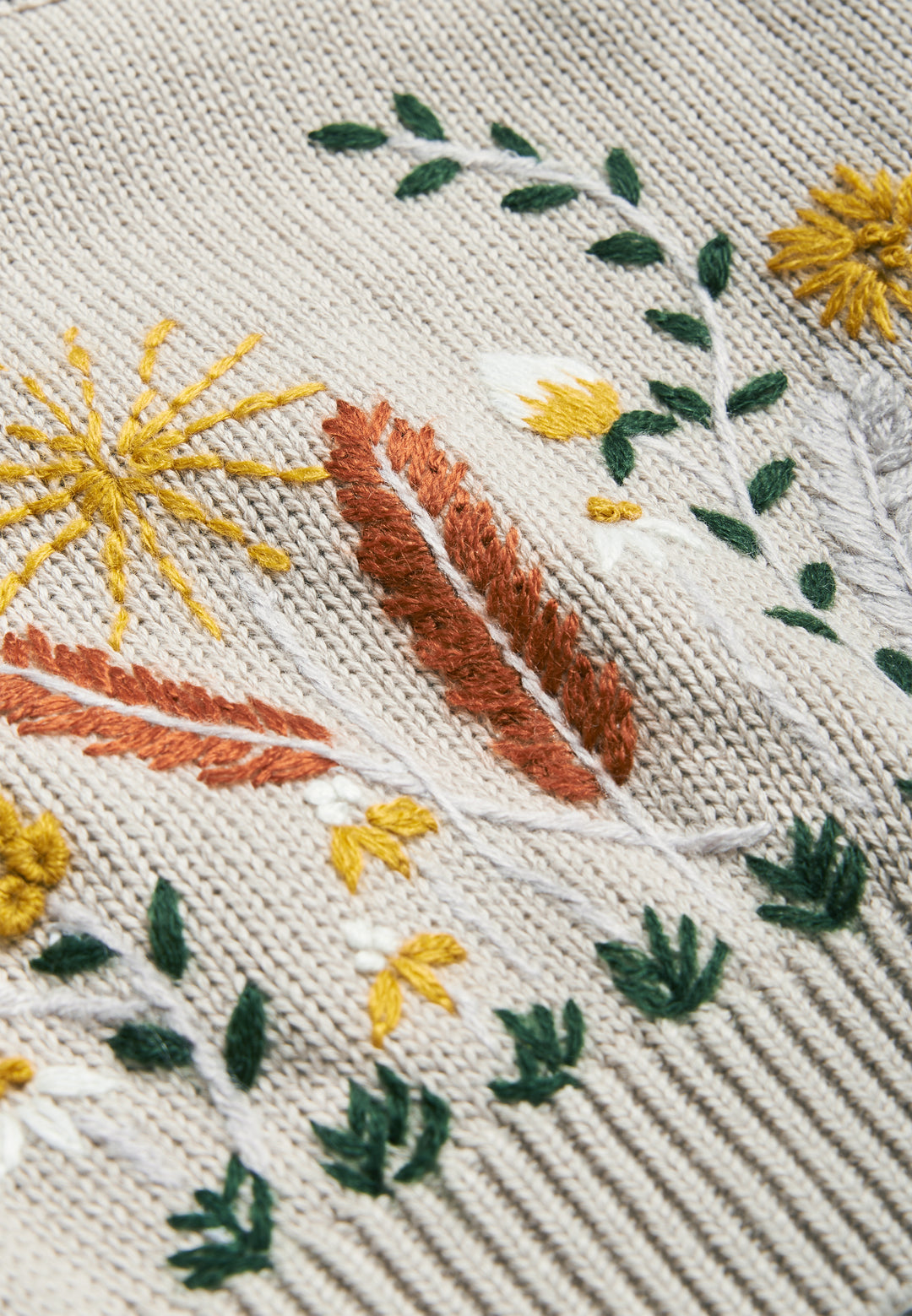 Knitted sweater "Flower"