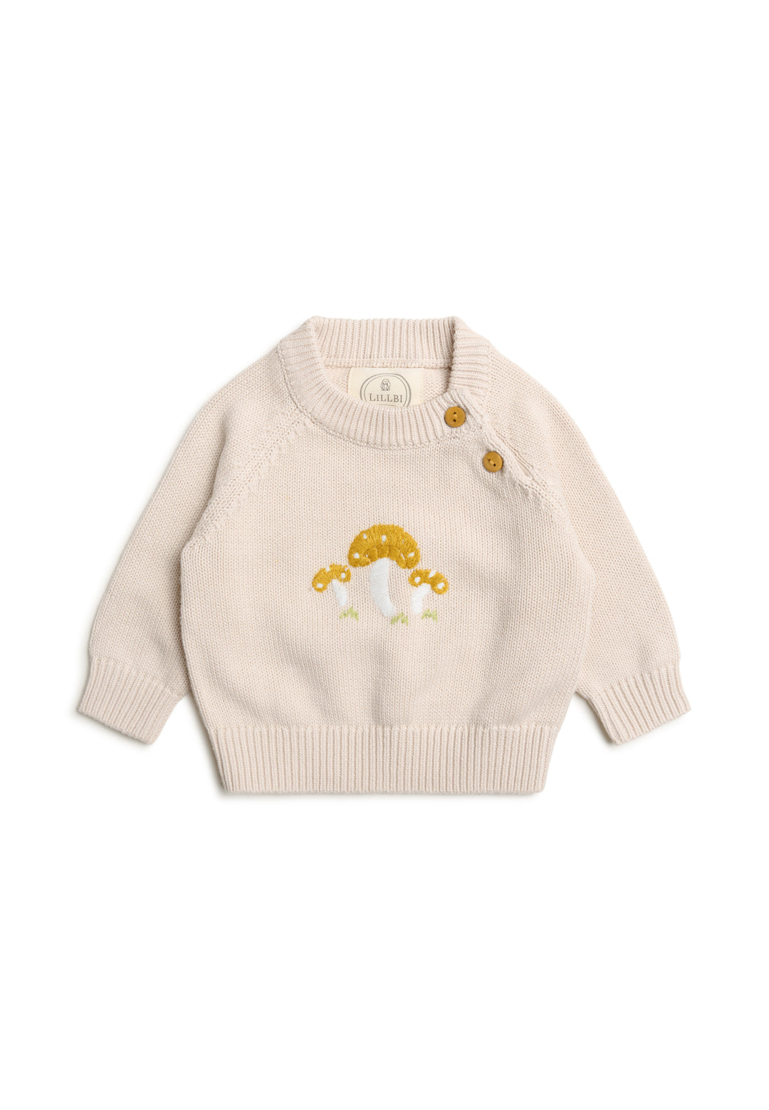 Knitted sweater "Fly agaric"