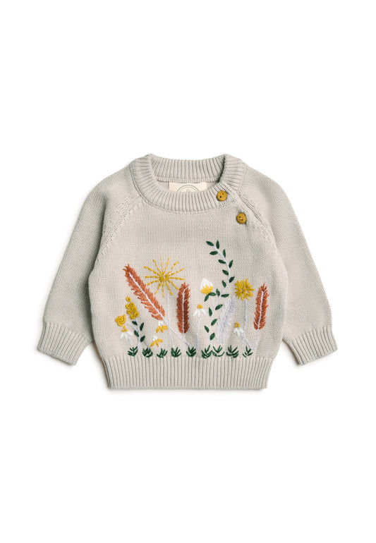 Strickpullover "Flower"
