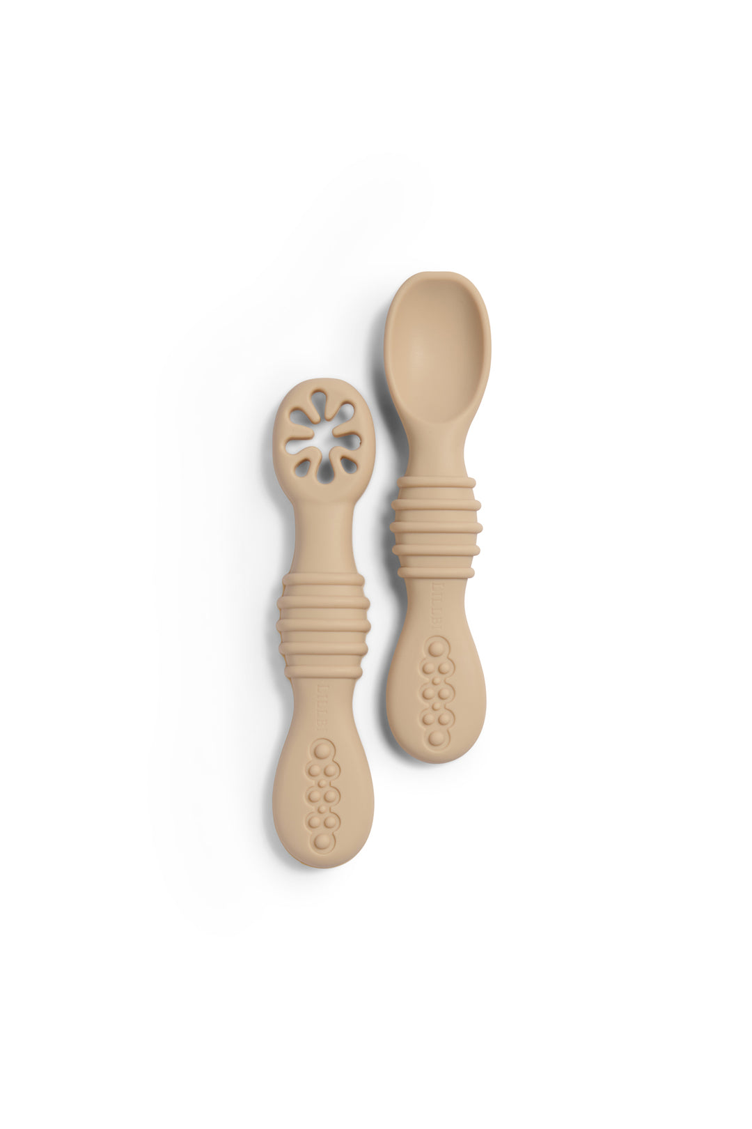 Lernlöffel-Set aus 100% lebensmittelechtem Silikon