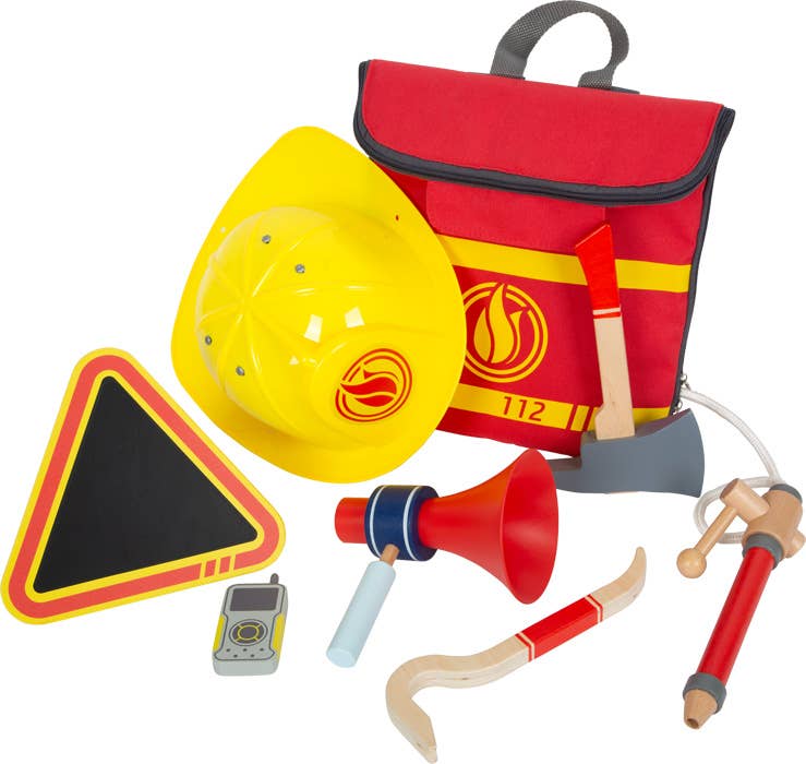Feuerwehrrucksack | Arzt- Und Rettungsspielzeug | Holz