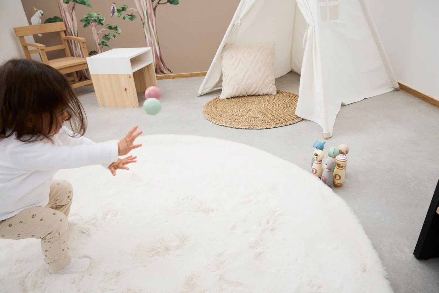 Kegelspiel Holz