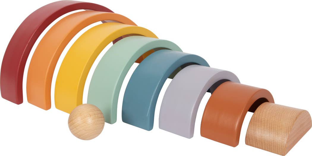 Holzbausteine Regenbogen „Safari“ | Bausteine | Holz