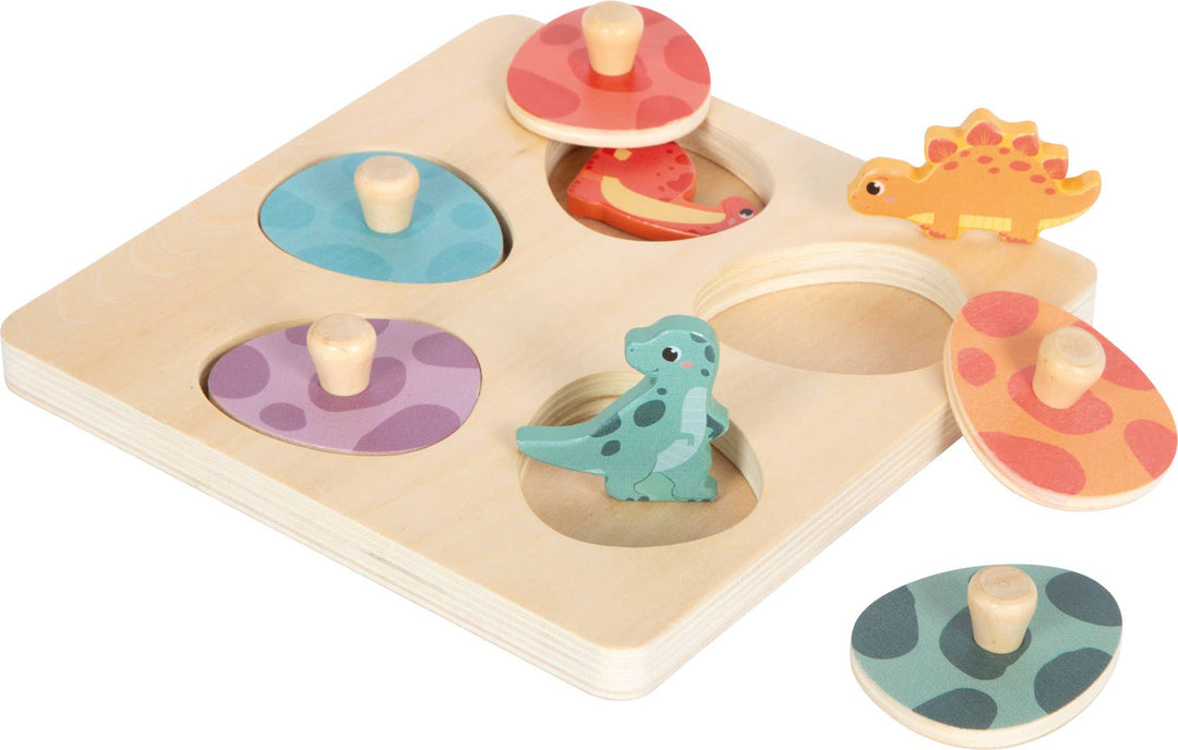 Setzpuzzle und Memo „Dino“ FSC 100% | Puzzle | Holzspielzeug