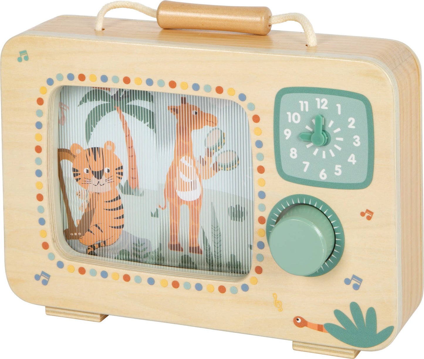 Spieluhr Fernseher „Safari“ | Spieluhren | Holzspielzeug